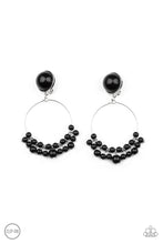 Load image into Gallery viewer, Paparazzi Accessories - Cabaret Charm - Black Earrings
