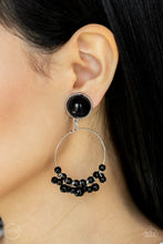 Load image into Gallery viewer, Paparazzi Accessories - Cabaret Charm - Black Earrings
