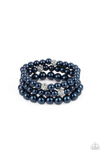 Load image into Gallery viewer, Paparazzi Accessories - Here Comes The Heiress - Blue Pearl Bracelet
