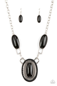 Paparazzi Accessories - Count to TENACIOUS - Black Necklace Set